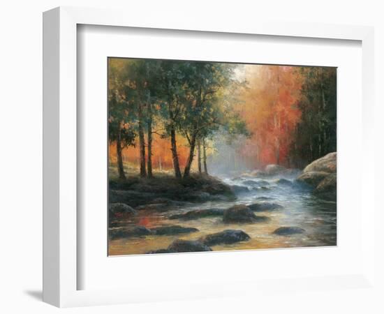 Rocks and Stream-YC Chiu-Framed Art Print