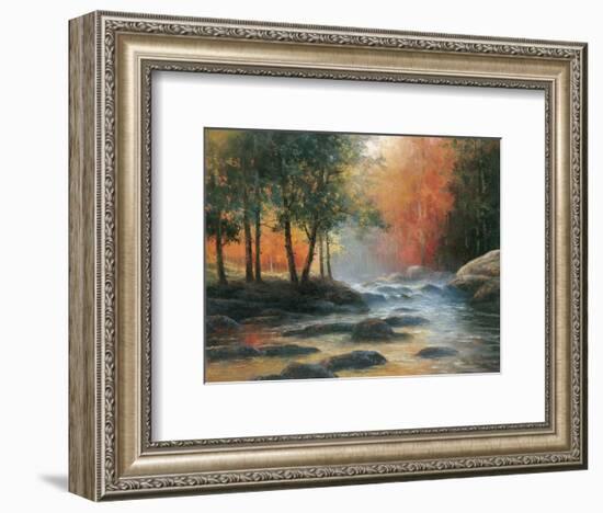 Rocks and Stream-YC Chiu-Framed Art Print