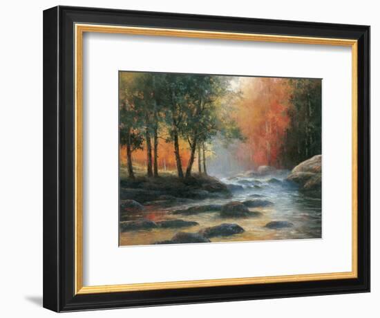 Rocks and Stream-YC Chiu-Framed Art Print