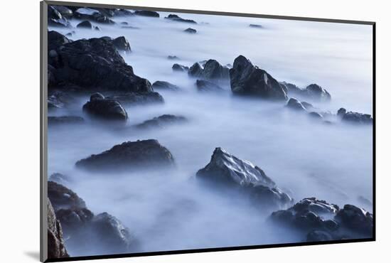 Rocks and Surf at Wallis Sands State Park in Rye, New Hampshire-Jerry & Marcy Monkman-Mounted Photographic Print