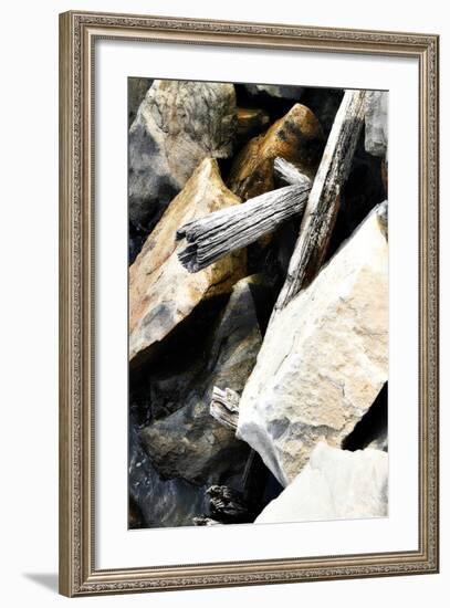 Rocks and Wood I-Alan Hausenflock-Framed Photographic Print