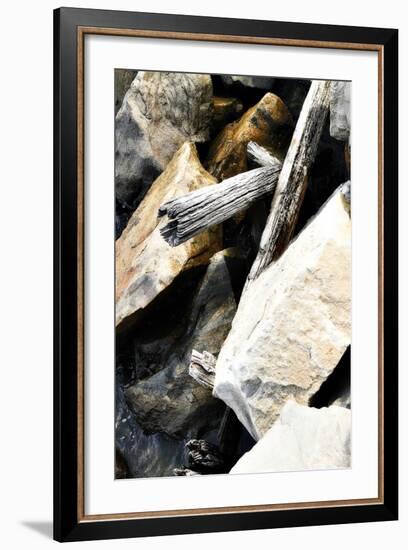 Rocks and Wood I-Alan Hausenflock-Framed Photographic Print