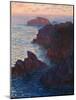 Rocks at Bell-Ile, Port-Domois, 1886-Claude Monet-Mounted Giclee Print