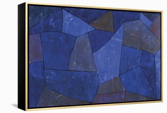 Rocks at Night (Felsen in der Nacht)-Paul Klee-Framed Stretched Canvas