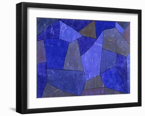 Rocks at Night-Paul Klee-Framed Giclee Print