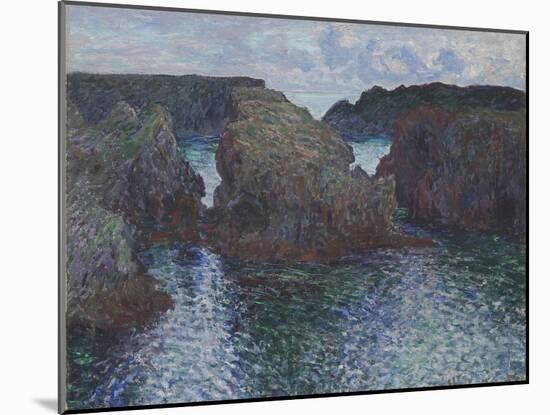 Rocks at Port-Goulphar, Belle-Île, 1886-Claude Monet-Mounted Giclee Print