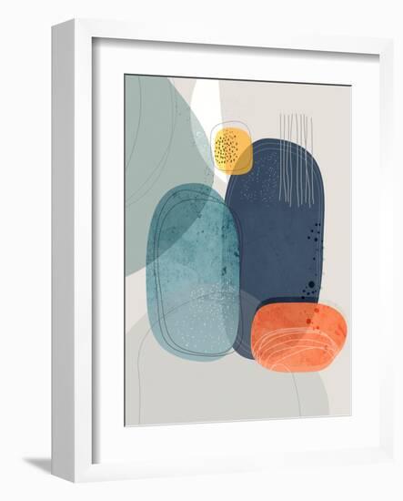 Rocks Duo 01-Ishita Banerjee-Framed Art Print