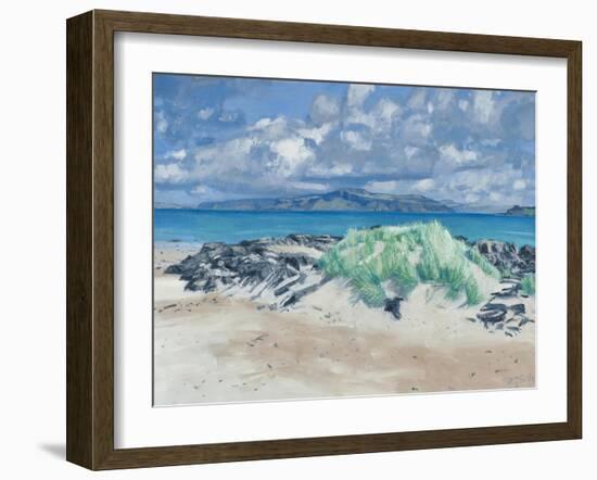 Rocks & Grasses, Iona, 2013-Charles Simpson-Framed Giclee Print