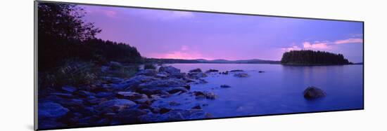 Rocks in a Lake, Lake Pielinen, North Karelia, Finland-null-Mounted Photographic Print