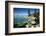 Rocks in a lake with mountain range in the background, Lake Tahoe, California, USA-Panoramic Images-Framed Photographic Print