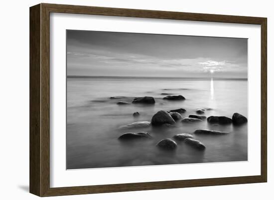 Rocks in Mist-PhotoINC-Framed Photographic Print