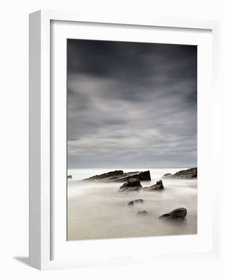 Rocks in Mist-null-Framed Photographic Print