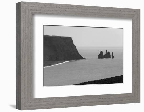 Rocks in the ocean, Dyrholaey, Vik, Iceland-Keren Su-Framed Photographic Print