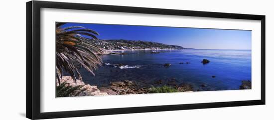 Rocks in the sea, Laguna Beach, Orange County, California, USA-null-Framed Photographic Print