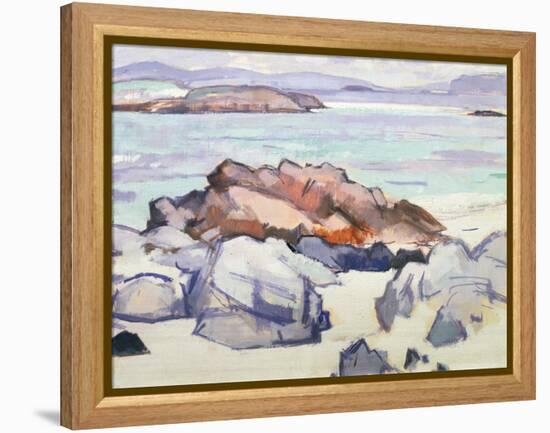 Rocks, Iona-Samuel John Peploe-Framed Premier Image Canvas