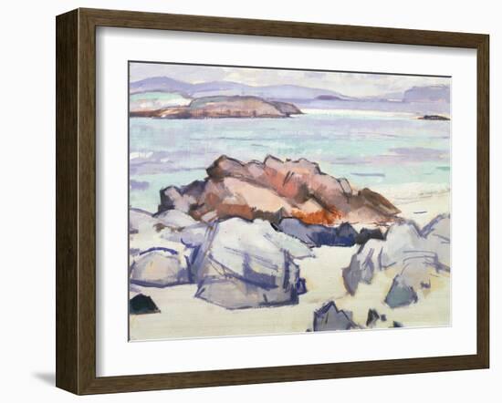 Rocks, Iona-Samuel John Peploe-Framed Giclee Print