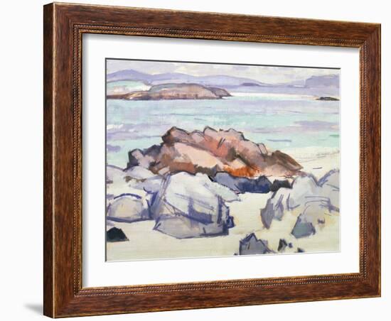 Rocks, Iona-Samuel John Peploe-Framed Giclee Print