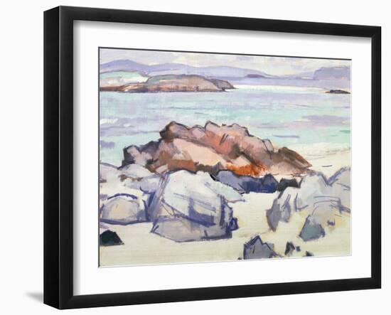 Rocks, Iona-Samuel John Peploe-Framed Giclee Print