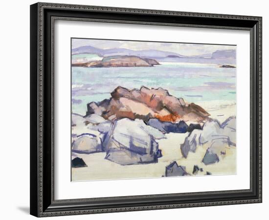 Rocks, Iona-Samuel John Peploe-Framed Giclee Print