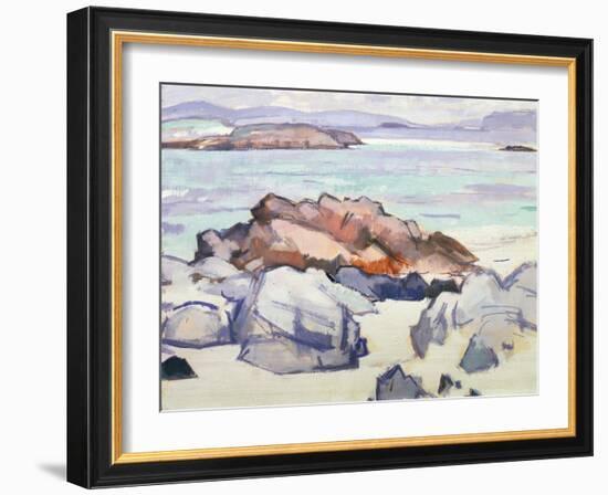 Rocks, Iona-Samuel John Peploe-Framed Giclee Print