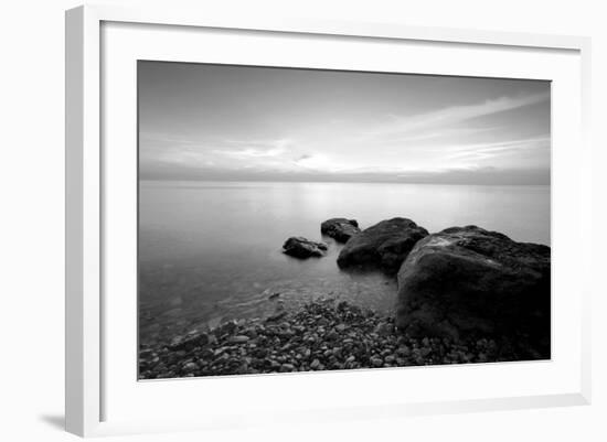 Rocks on Beach-PhotoINC-Framed Photographic Print