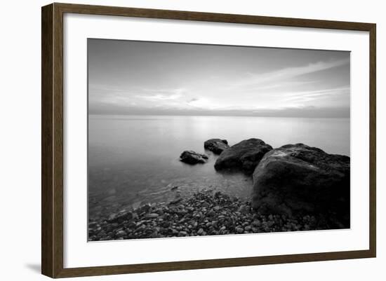 Rocks on Beach-PhotoINC-Framed Photographic Print