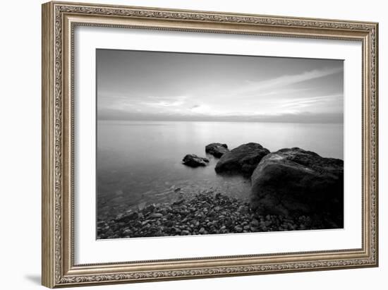 Rocks on Beach-PhotoINC-Framed Photographic Print