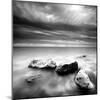 Rocks on Beach-null-Mounted Photographic Print