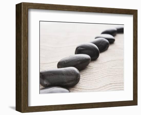 Rocks on sand-John Smith-Framed Photographic Print