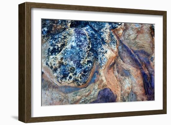 Rocks on Shore-Mark Sunderland-Framed Photographic Print