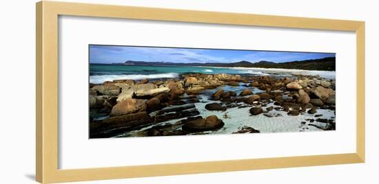 Rocks on the Beach, Friendly Beaches, Freycinet National Park, Tasmania, Australia-null-Framed Photographic Print