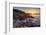 Rocks on the Coast at Sunrise, Little Hunters Beach, Acadia National Park, Maine, USA-null-Framed Photographic Print