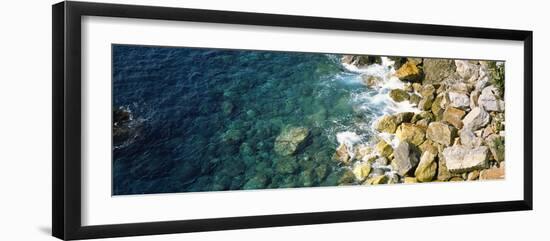 Rocks on the Coast, Corniglia, Cinque Terre, Liguria, Italy-null-Framed Photographic Print