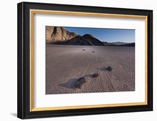 Rocks on the Racetrack Death Valley-Steve Gadomski-Framed Photographic Print