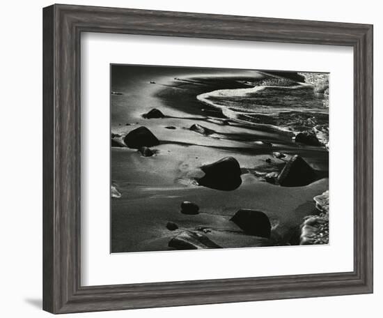 Rocks, Water, Coast, California, 1975-Brett Weston-Framed Photographic Print