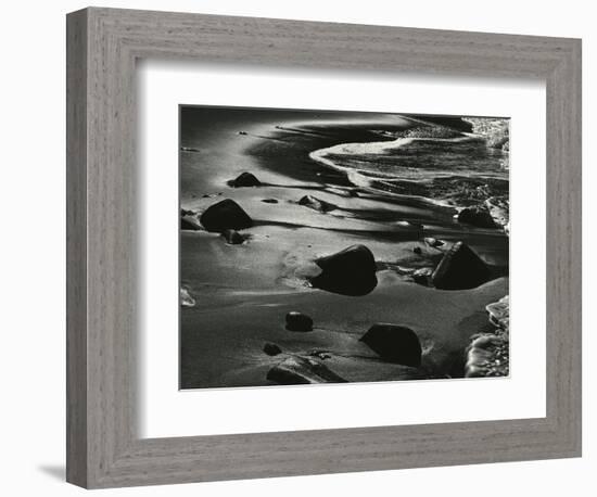 Rocks, Water, Coast, California, 1975-Brett Weston-Framed Photographic Print