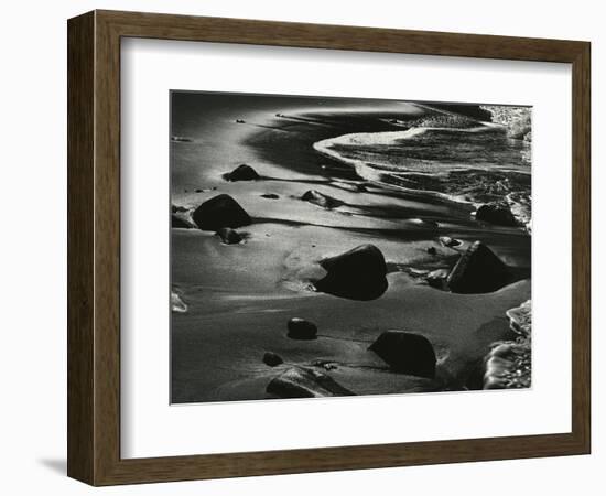 Rocks, Water, Coast, California, 1975-Brett Weston-Framed Photographic Print