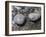 Rocks with the Words Imagine and Create in Water-null-Framed Photographic Print