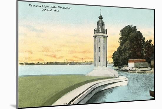 Rockwell Lighthouse, Oshkosh-null-Mounted Art Print