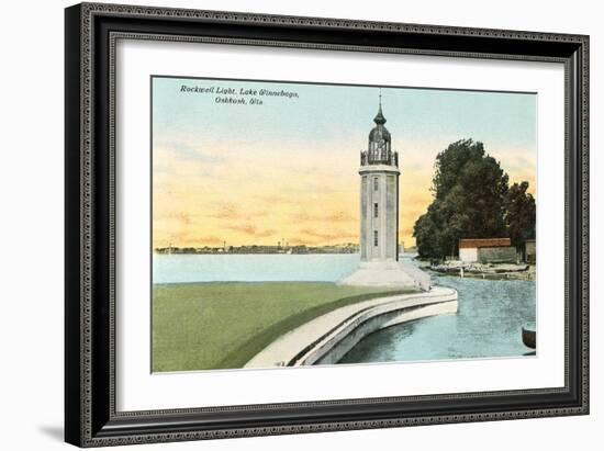 Rockwell Lighthouse, Oshkosh-null-Framed Art Print