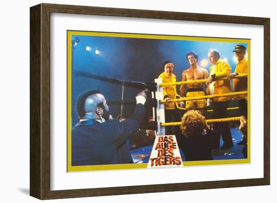 Rocky 3, German Movie Poster, 1982-null-Framed Art Print
