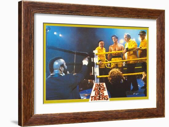 Rocky 3, German Movie Poster, 1982-null-Framed Art Print