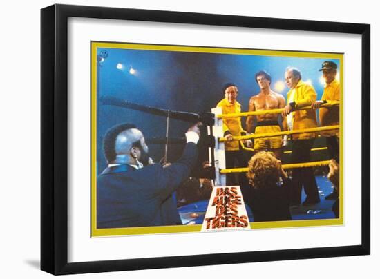 Rocky 3, German Movie Poster, 1982-null-Framed Art Print