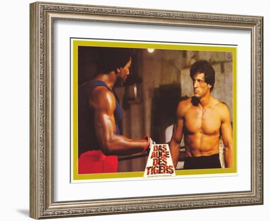 Rocky 3, German Movie Poster, 1982-null-Framed Art Print