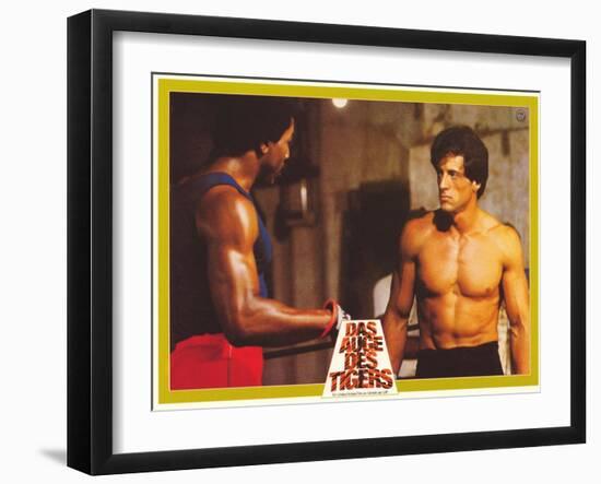 Rocky 3, German Movie Poster, 1982-null-Framed Art Print