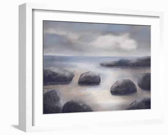 Rocky Beach 1-Doris Charest-Framed Art Print