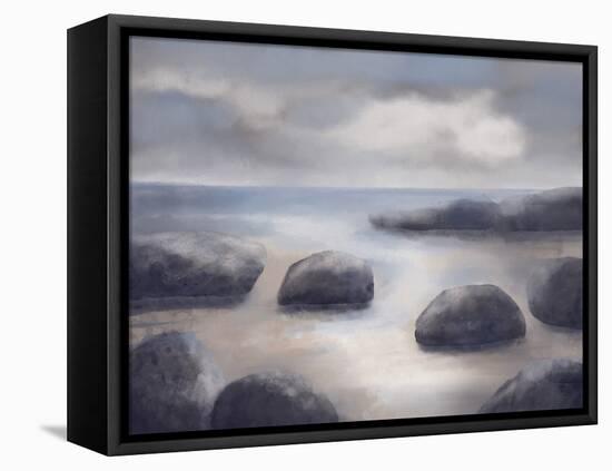 Rocky Beach 1-Doris Charest-Framed Stretched Canvas