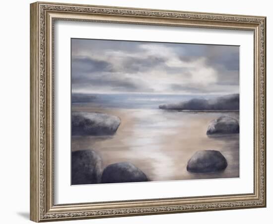 Rocky Beach 2-Doris Charest-Framed Art Print