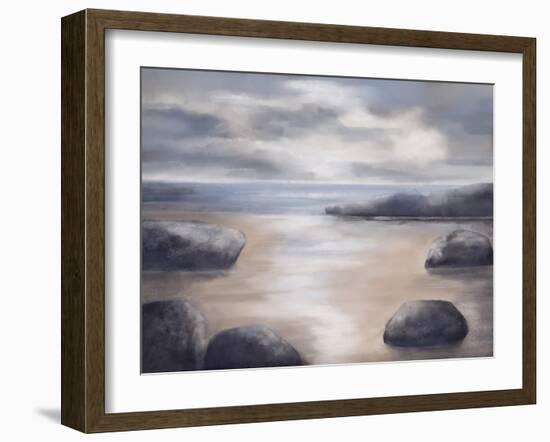 Rocky Beach 2-Doris Charest-Framed Art Print