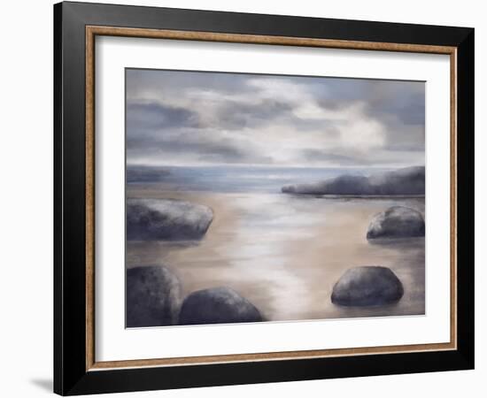 Rocky Beach 2-Doris Charest-Framed Art Print